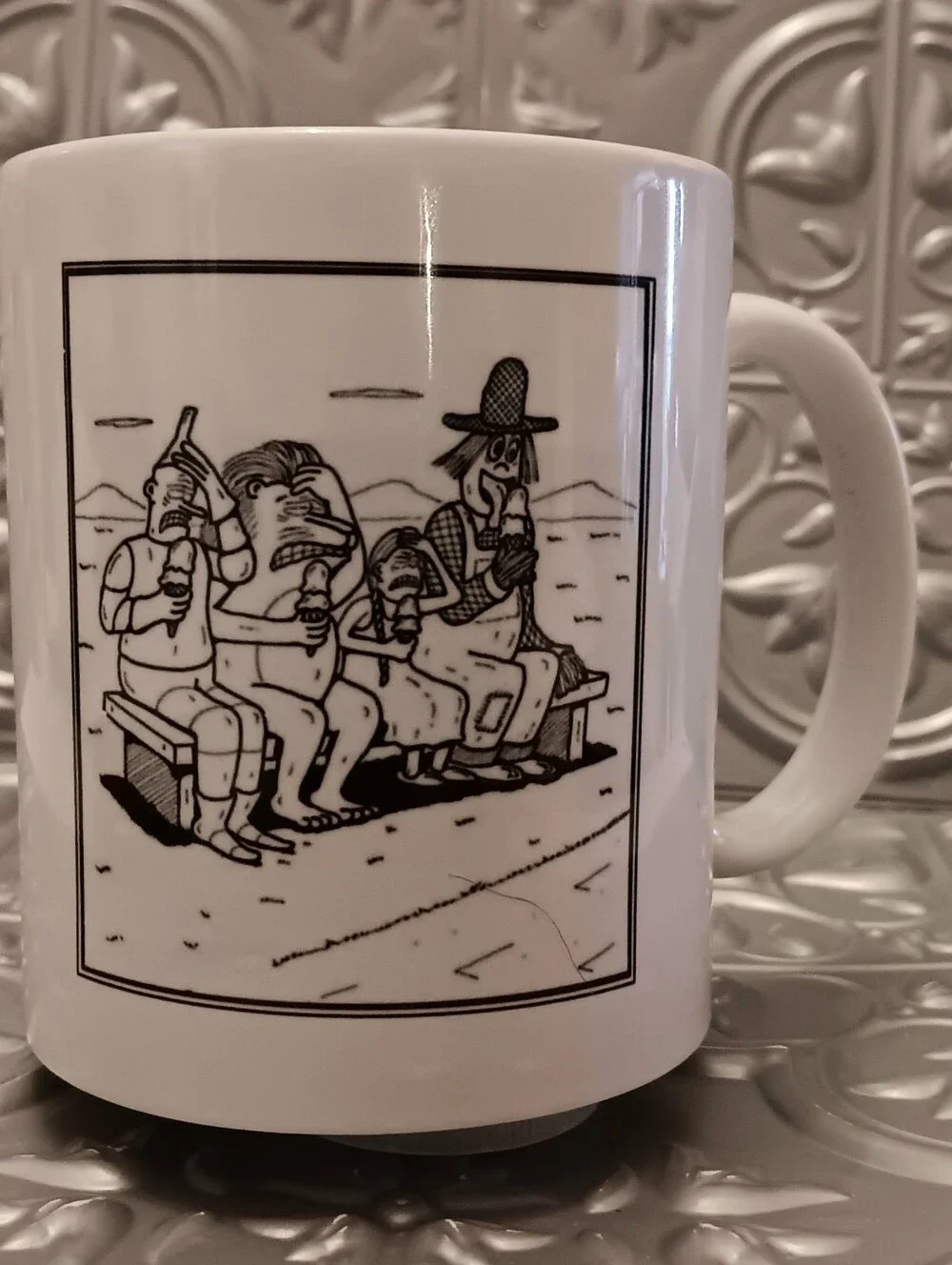 Wizard Oz Ice Cream Scarecrow No Brain Freeze Coffee Cup Wicked Funny